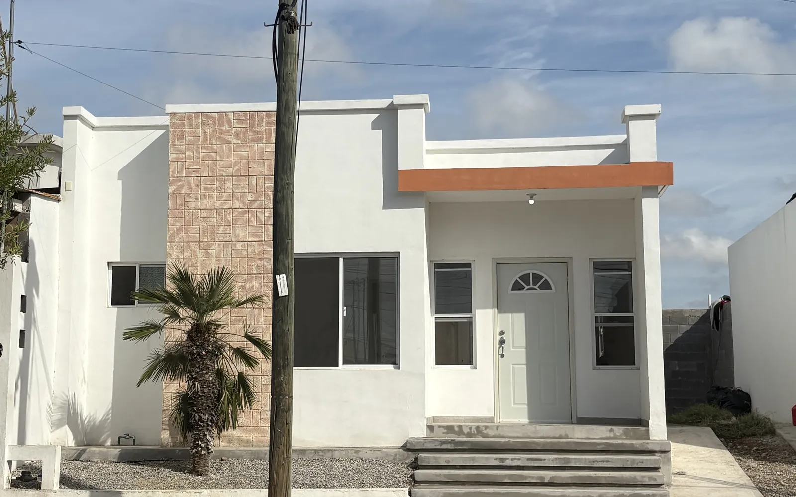 Fachada de la casa en venta en Residencial Colinas, Piedras Negras