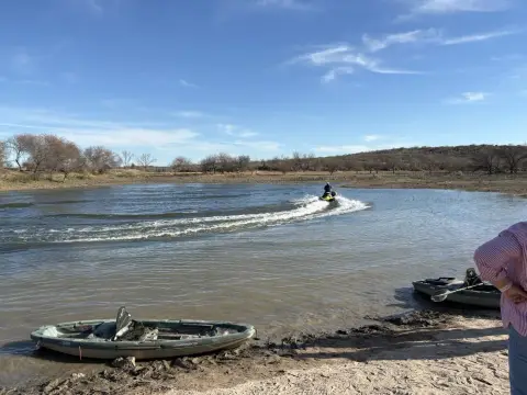 Actividades en el lago, jetski