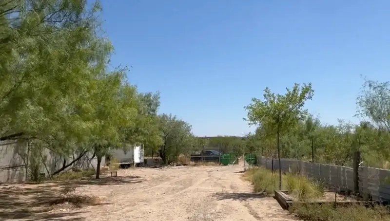 Ranchito recreativo de 650 m² con árboles y cerca en Piedras Negras